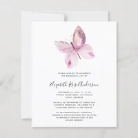 BUDGET Butterfly Celebration of Life Invitation