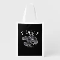 F-Caw-F Classic Retro Grocery Bag
