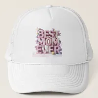 *~* Cute Mother Day Hearts Flowers 3-d AP72 Trucker Hat