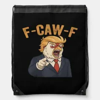 F-Caw-F Chicken Anti Classic Vintage Graphic Drawstring Bag
