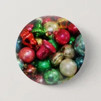 christmas ornaments vintage still life button