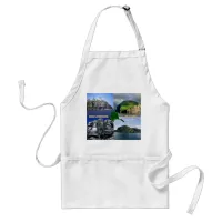 Rock Landscapes of Alaska Collage Adult Apron