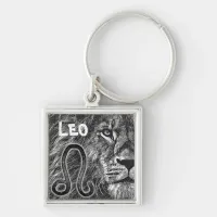 Zodiac Sign Leo Keychain