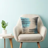 Modern Abstract Throw Pillow