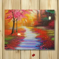 Beautiful Fall Day | Autumn Path   Jigsaw Puzzle