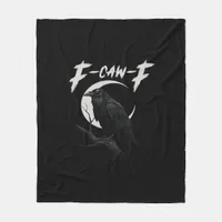 Funny Crow Essential Creative Casual Fleece Blanket