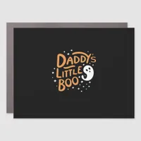 Daddy’s Little Boo, Happy Halloween Car Magnet