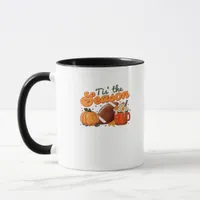 Tis The Season Football Mug Autumn Design