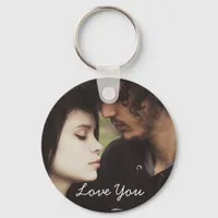 Love You, Romantic Gift, Photo  Keychain