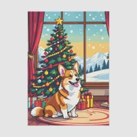 A Cute Festive Corgi Christmas Tissue Paper