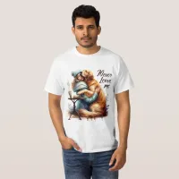 Woman Hugging Dog T-Shirt