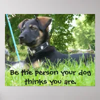 Be the Person your Dog thinks you are, Poster