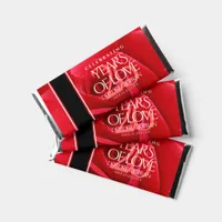 Elegant 26th Rose Wedding Anniversary Celebration Hershey Bar Favors