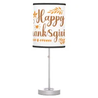 Happy Thanksgiving Table Lamp