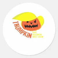 Trumpkin – Funny Mash Classic Round Sticker