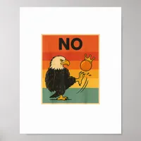 Funny No Kings In America Men Women Poster