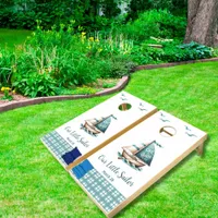 "Oh, Baby" Sailor Baby Shower Cornhole Set