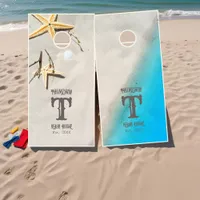 Tropical Beach House Cornhole Set