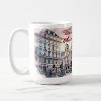 Sketch Watercolor Imperial Vienna Austria  | Coffee Mug