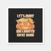 Trumpkin Let's Make Halloween Great Again Classic  Napkins