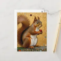 Adorable Squirrel Postcard
