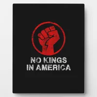 No Kings In America Since 1776 Resist 8647 US Flag Plaque