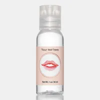 Rose Gold and Pink Makeup Artist Social Media Icon Hand Sanitizer