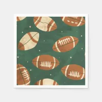 Touch Down Super Bowl football baby shower Napkins