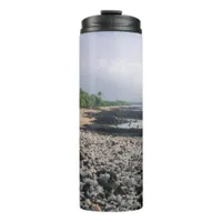 Punaluʻu Black Sand Beach Hawaii Big Island Thermal Tumbler