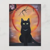 Black Cat Postcard