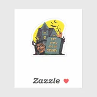 Eat Drink And Be Scary Classic Simple Sticker