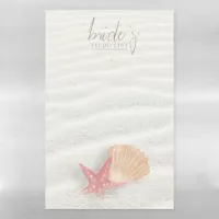 White Sands Bride's To Do List Coral/Peach ID605 Magnetic Dry Erase Sheet