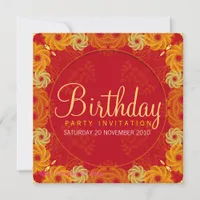 Life's Full Circle Party Birthday Invitation