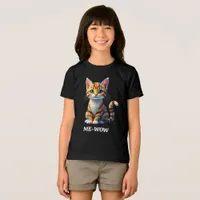 Cute Colorful Margay Candy Cat Tri-Blend Shirt