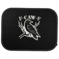 F-Caw-F Funny Raven Vintage Crow Sarcastic Humor C Car Floor Mat