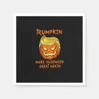 Trumpkin Make Halloween Great Again Jack O Lantern Napkins