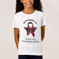 Sickle Cell Awareness Month Butterfly T-Shirt