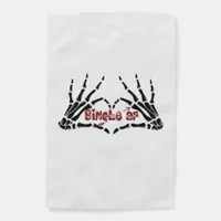 Af Skeleton Hands Heart Moody Aesthetic Garden Flag