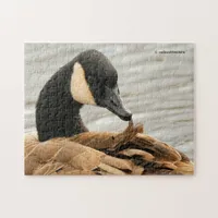 Canada Goose on the Lake Jigsaw Puzzle