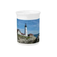 Portland Head Light Beverage Pitcher