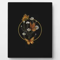 Cottagecore Goblincore Fairycore Graphic Flower Bu Plaque