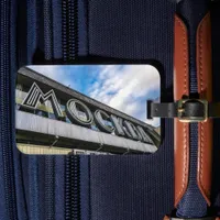 Moscow Train Station Sign Luggage Tag