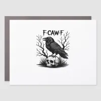 F-Caw-F Essential Vintage Cool Car Magnet