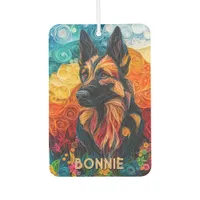 Papercut German Shepherd Air Freshener