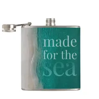 Tropical White Sandy Beach Flask