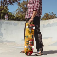 Funny Fruit Emojis Skateboard