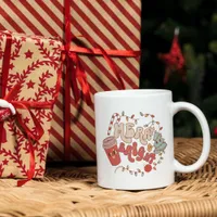 Merry and Bright: Christmas Drinking Coffee Mug