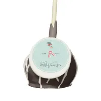 Magic and Wonder Christmas Snowman Mint ID440 Cake Pops