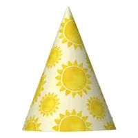 1st Trip Around the Sun Birthday Hat – Yellow Suns