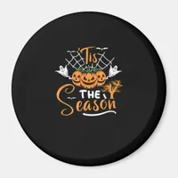 Tis The Season Halloween Pumpkin Costume Magnet